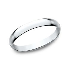 14k White Gold 2.5mm Classic Wedding Band