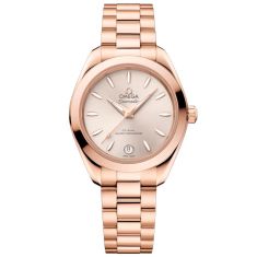 OMEGA Seamaster Aqua Terra Ivory Dial Sedna™ Gold Watch 30mm - 22050302009001