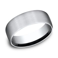 Cobalt 7.5mm Satin Finish Comfort Fit Wedding Band