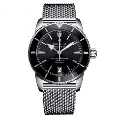 Breitling Superocean Heritage B20 Automatic 42 Volcano Black Dial Stainless Steel Watch AB2010121B1A1