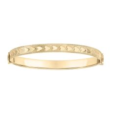 Child's Expandable Heart Bangle Bracelet