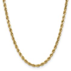 Diamond-Cut Rope 14k Yellow Gold Chain Necklace 4.9mm