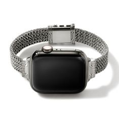 John Hardy 1/3ctw Diamond Sterling Silver Apple Watch Strap - 12mm