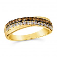 Le Vian® 1/2ctw Chocolate Diamonds® and Nude Diamonds™ 14k Honey Gold™ Ring
