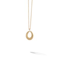 Marco Bicego Yellow Gold and Diamond Loop Pendant - Lucia Collection