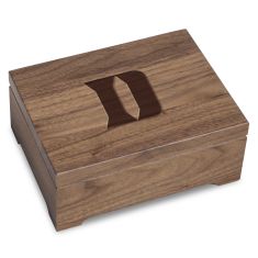 Duke University Solid Walnut Desk Box by M.LaHart & Co.