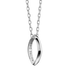 Notre Dame Monica Rich Kosann Poesy Ring Sterling Silver Necklace by M.LaHart & Co.