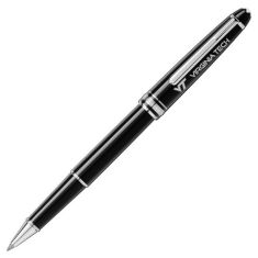 Virginia Tech Montblanc Meisterstuck Classique Rollerball Pen in Platinum by M.LaHart & Co.