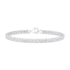 Sterling Silver Diamond Tennis Bracelet 1/4ctw