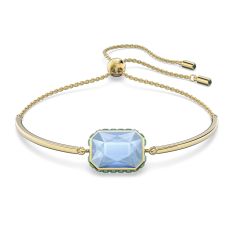Swarovski Crystal Orbita Gold-Tone Plated Octagon Bracelet